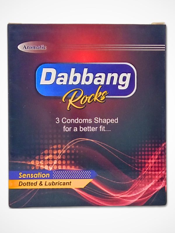 Dabbang Dotted Condoms - 3 Dotted & Lubricant Condoms