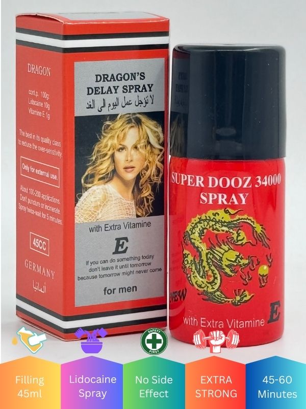 Dragon Delay Spray 34000 - Extended Pleasure & Performance