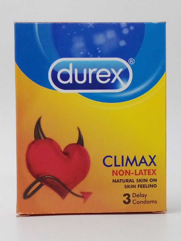 Durex Climax Condoms - 3 Non Latex Condoms