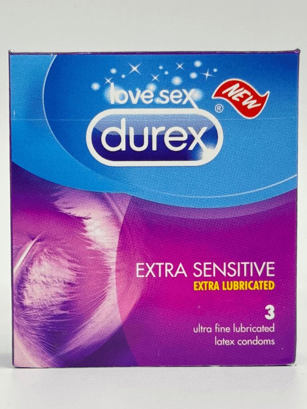 Durex Extra Sensitive Condoms - 3 Ultra Fine Condoms