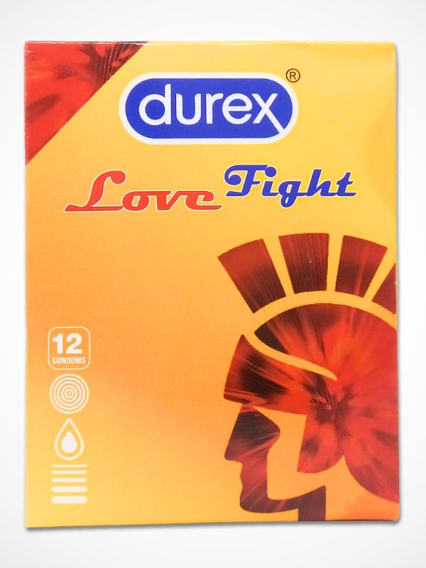 Durex Love Fight Condoms - 12 Special Lubricated Condoms
