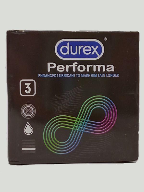Durex Performa Condoms - 3 Enhanced Lubricant Condoms