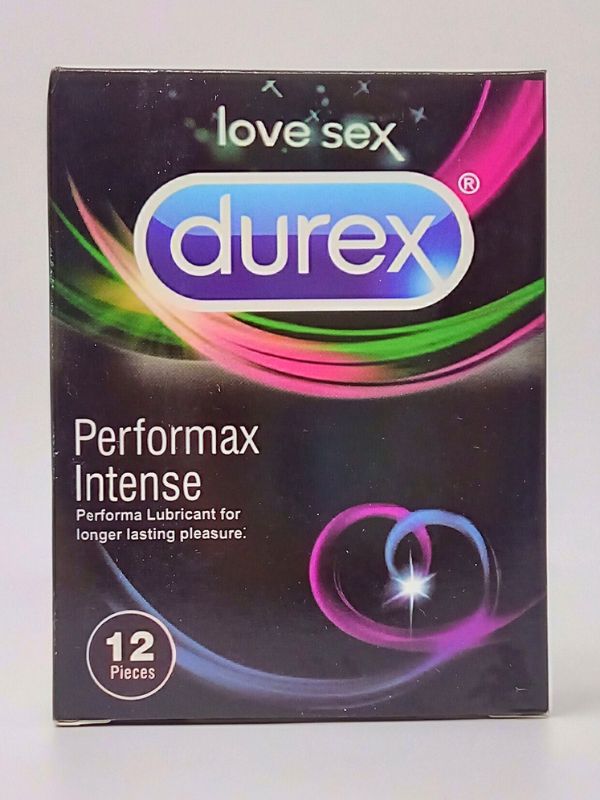 Durex Performax Intense Condoms - 12 Special Lubricated Condoms
