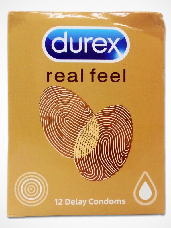 Durex Real Feel Condom - 12 Delay Condoms