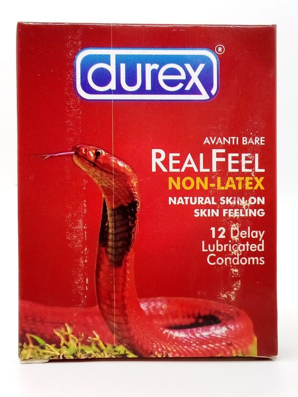 Durex Real Feel Non Latex Condoms 12 Pieces