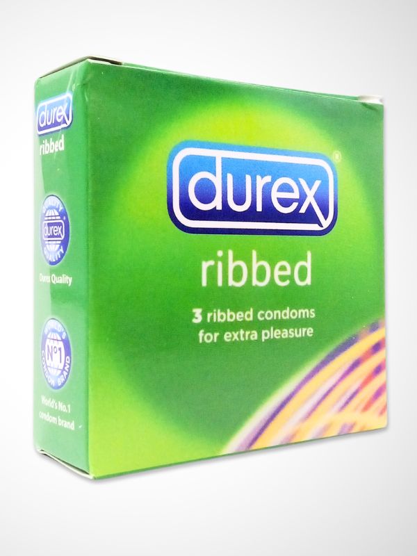 Durex Ribbed Condoms - 3 Condoms For Extra Pleasure