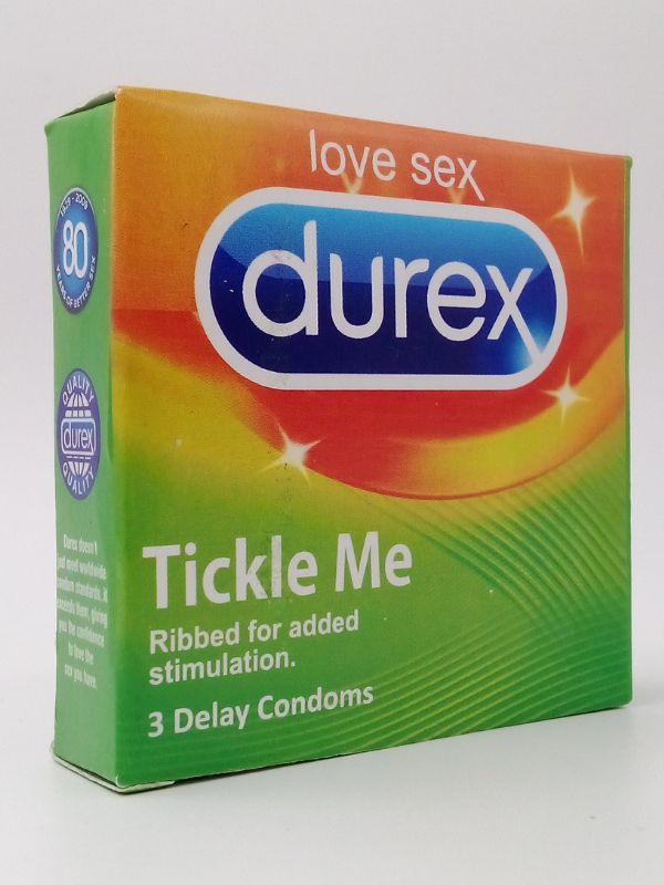 Durex Tickle Me Condom - 3 Ribbed n Dotted Condoms