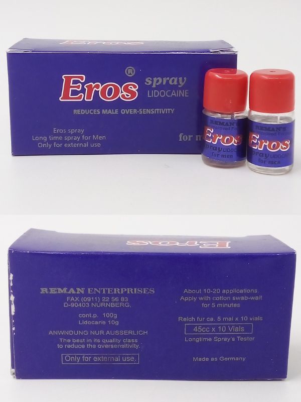 Eros Spray Tester - 10 vials (5ml) Each