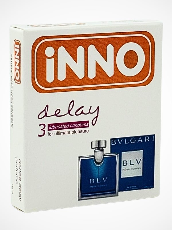 Inno Delay Condoms Bvlgari Scented - 3 Dotted Delay Condoms
