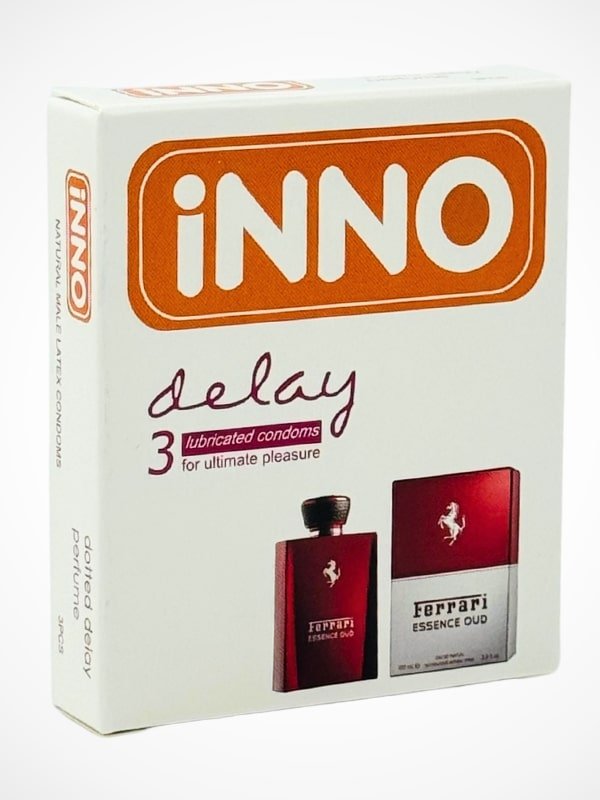 Inno Delay Condoms Ferrari Scented - 3 Dotted Delay Condoms