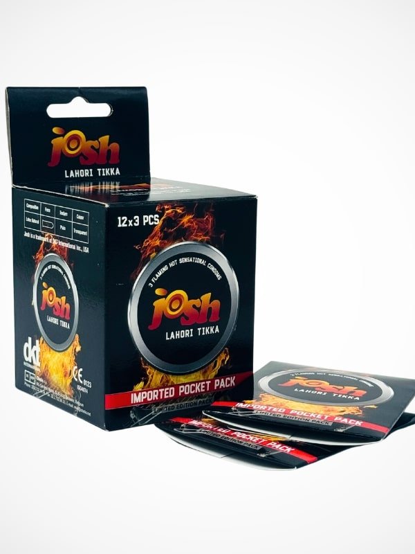 Josh Lahori Tikka Condom - 36 Condoms Pack