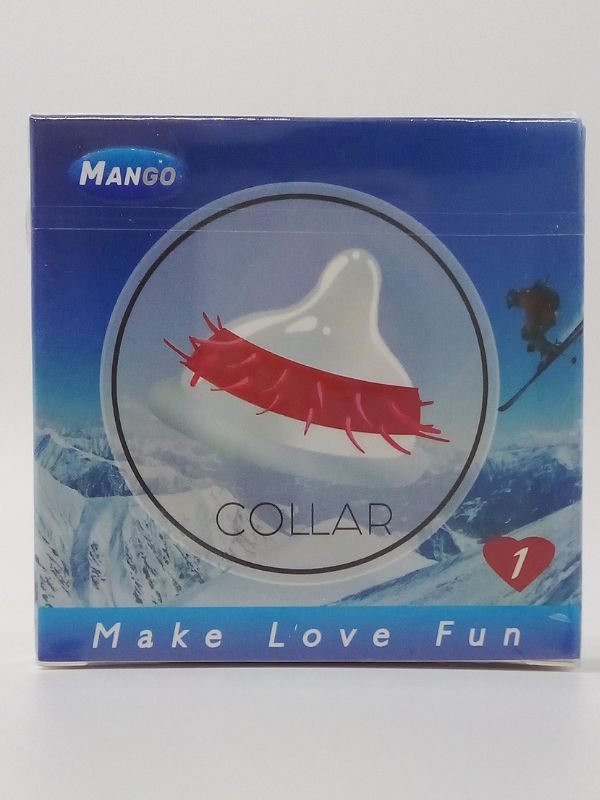 Mango Spike Condom Collar - 1 Piece Textured Condom
