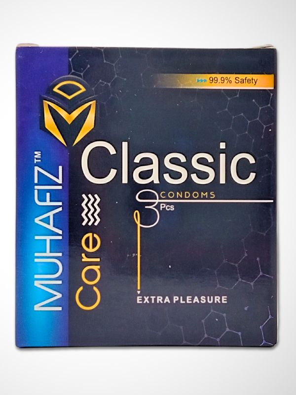Muhafiz Classic Condoms - 3 Extra Pleasure Condoms