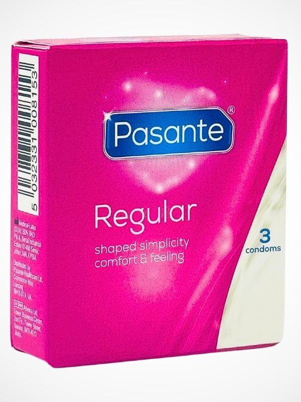 Pasante Regular Condoms - 3 Shaped, Comfort & Feeling Condoms