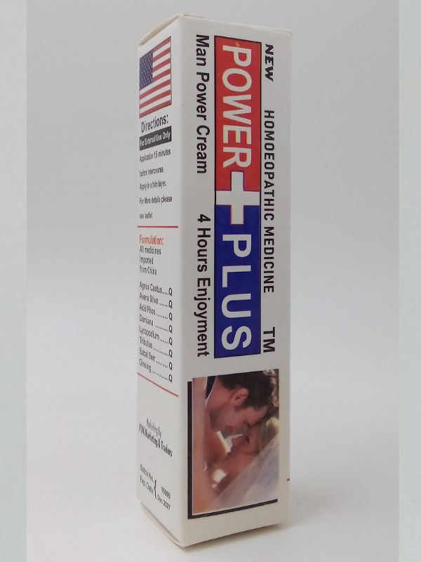 Power Plus Cream - Homoeopathic Man Power Cream
