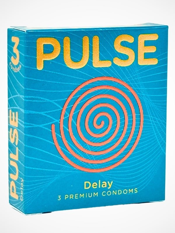 Pulse Delay Condoms - 3 Premium Condoms