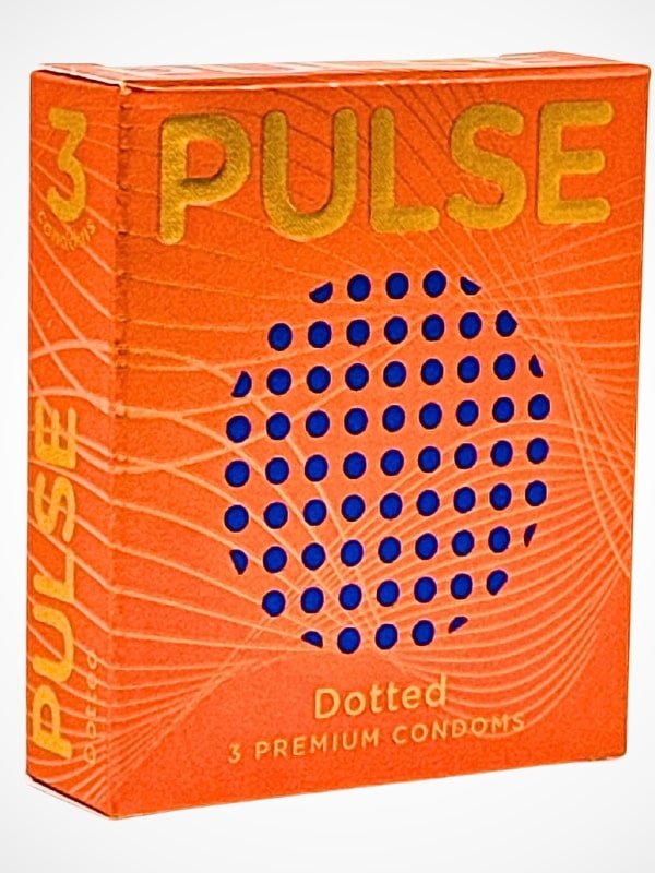 Pulse Dotted Condoms - 3 Premium Condoms