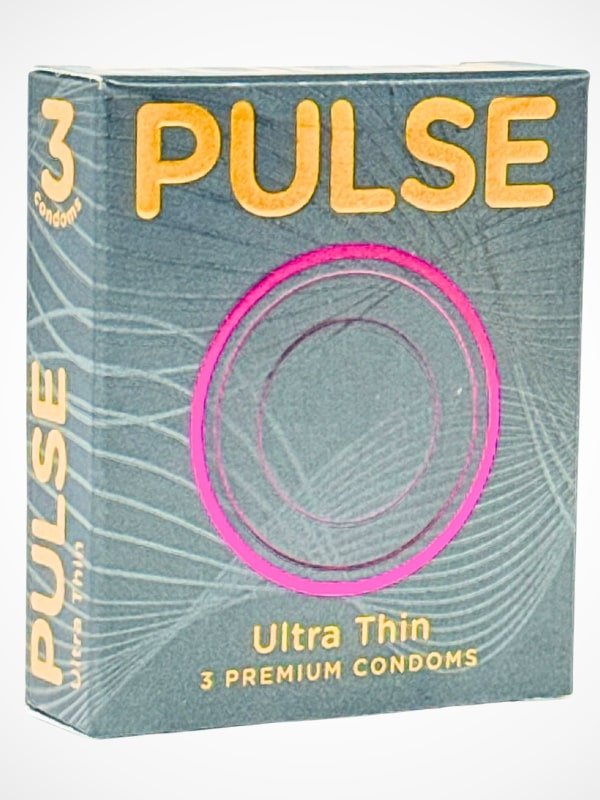 Pulse Ultra Thin Condoms - 3 Premium Condoms