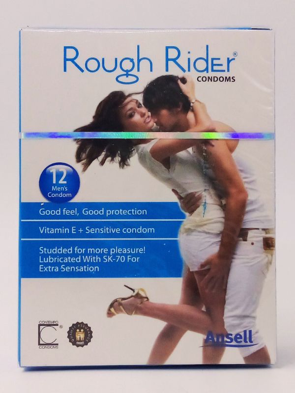 Rough Rider 12 Condoms - Lubricated Condoms