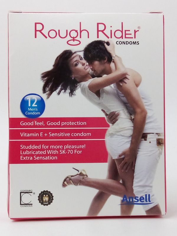 Rough Rider Condoms - 12 Vitamin E & Sensitive Condoms