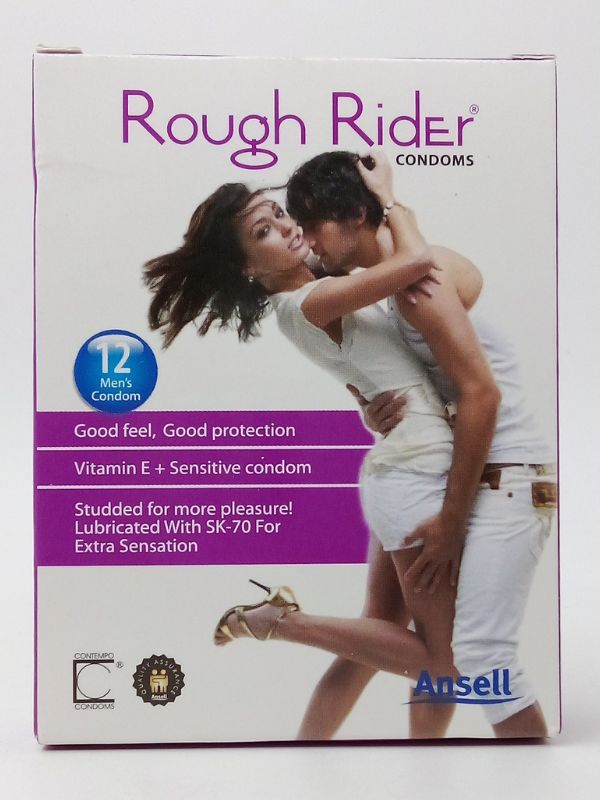 Rough Rider Stud Condoms - 12 Sensitive Condoms