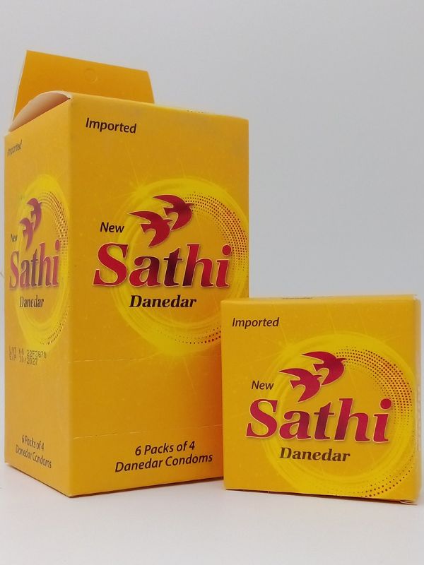 Sathi Condom Danedar - 6 x 4 Dotted Condoms