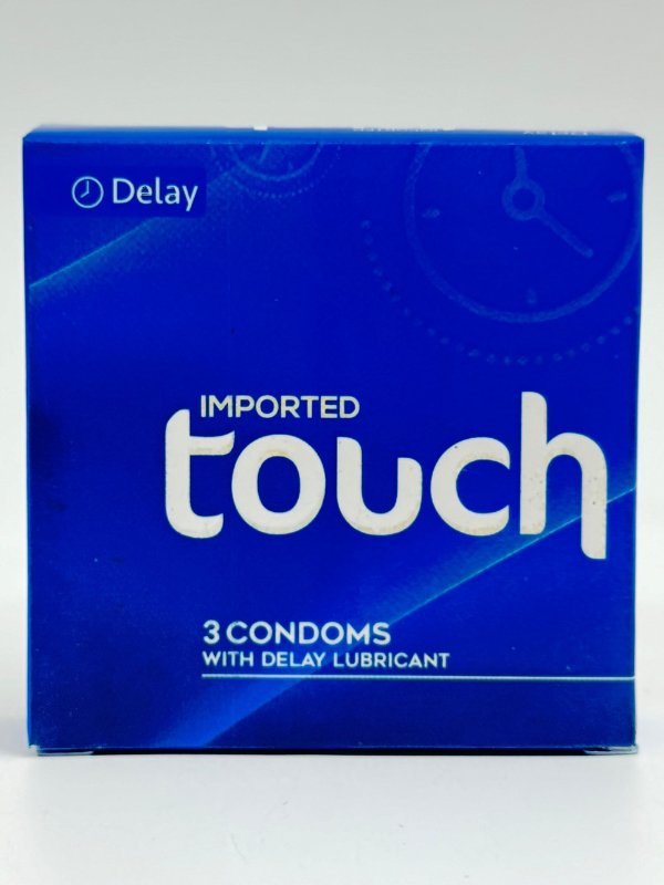 Touch Delay Condom 3 Pieces - Lubricated with Natural Rubber Latex