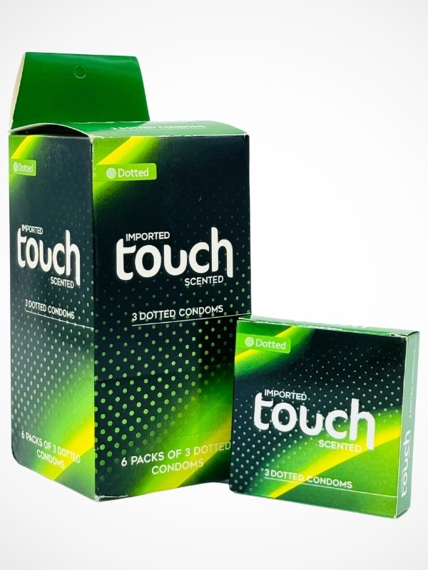 Touch Dotted Condom - 6 x 3 Condoms Pack