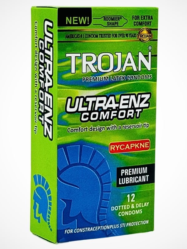 Trojan Condoms Ultra ENZ Comfort - 12 Premium Latex Condoms