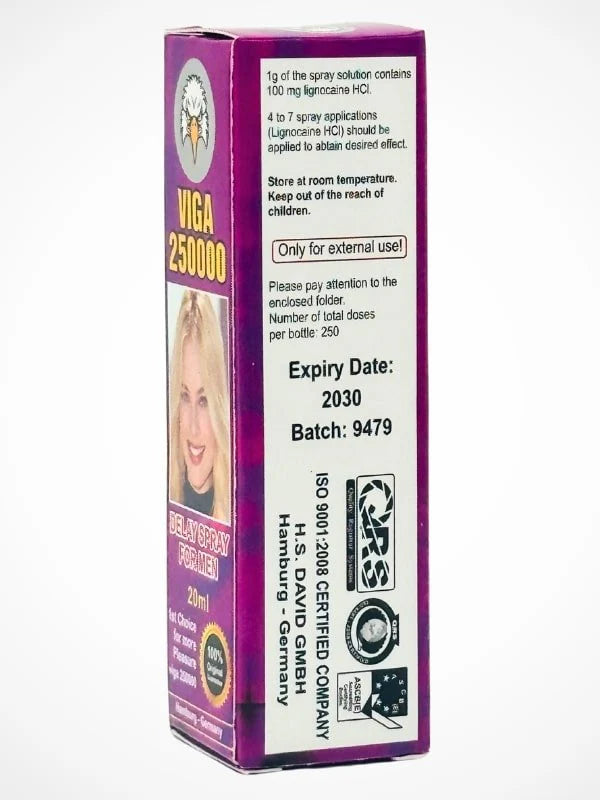 Viga 250000 Delay Spray - 22CC (Local Made)