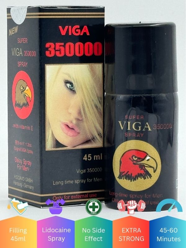 Viga 350000 Men Delay Spray 45ML - Strong Long Timing